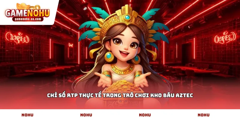 Chỉ số RTP thực tế trong trò chơi Kho báu aztec