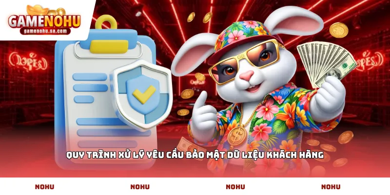 Quy trình xử lý yêu cầu bảo mật dữ liệu khách hàng